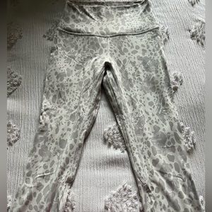 Lululemon align cheetah camo antique white multi